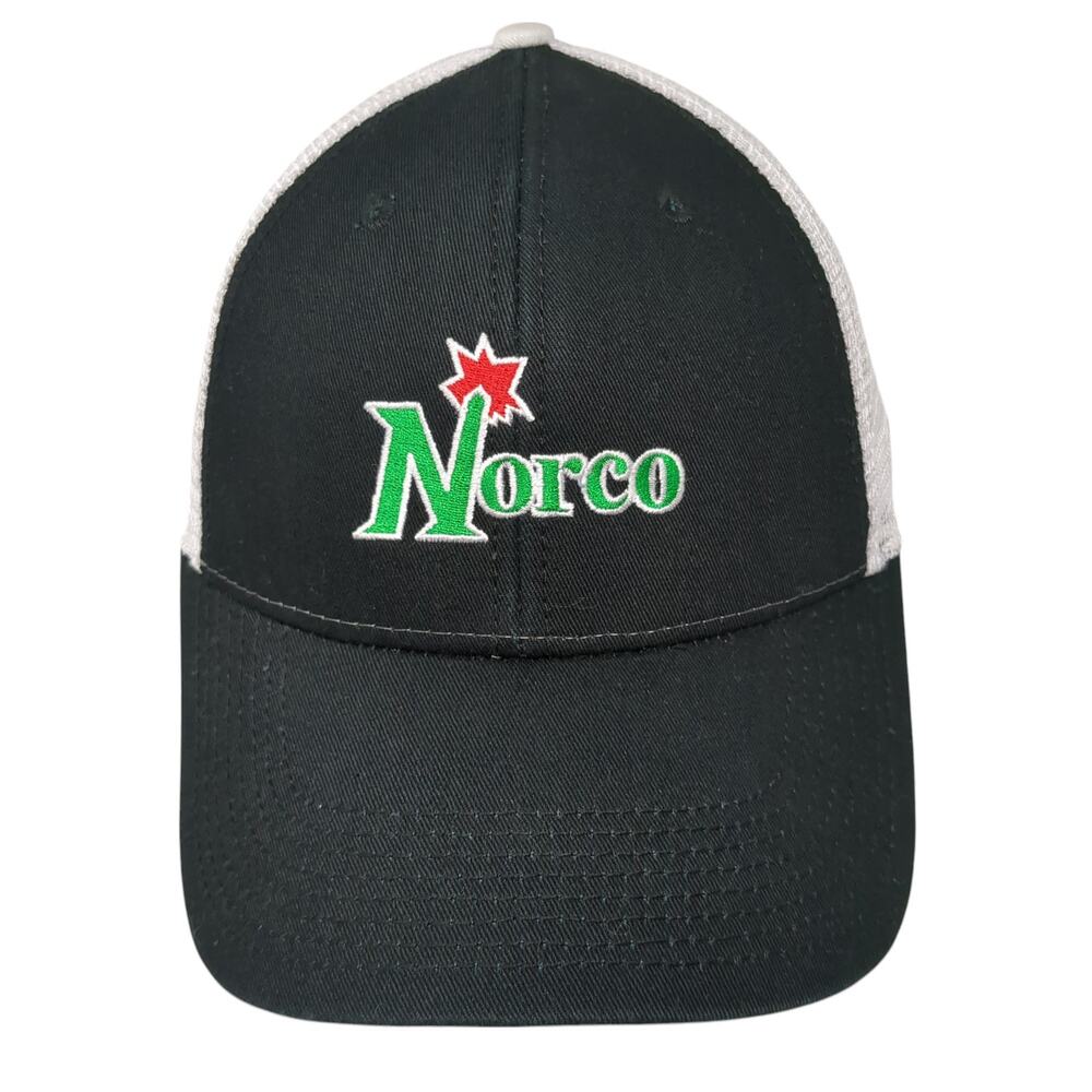 Norco Snapback Trucker Hat Black One Size Adjustable Embroidered Mesh Back